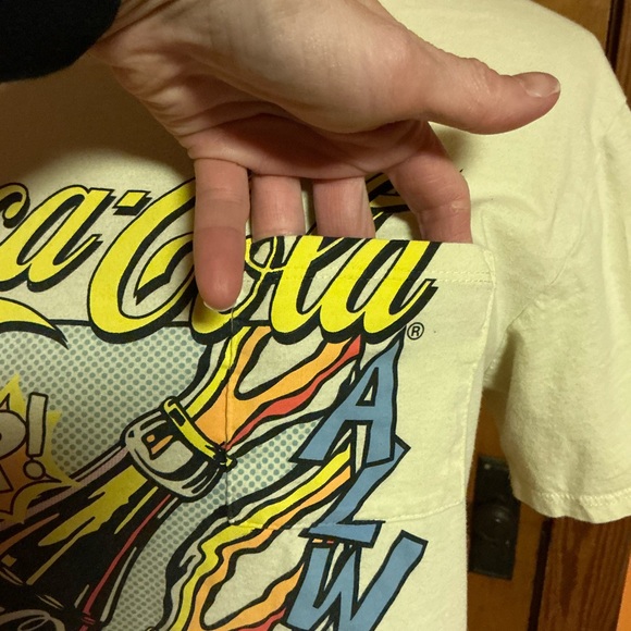 Coca-Cola Tokyo Graphic T-Shirt | Pop Art Soda Bottle Tee Short Sleeve Crewneck - Picture 4 of 10